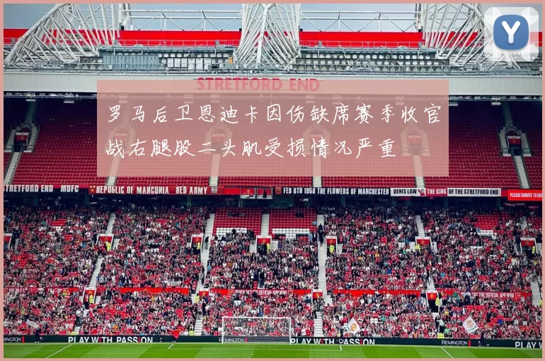 罗马后卫恩迪卡因伤缺席赛季收官战右腿股二头肌受损情况严重